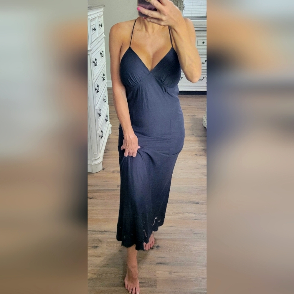 Zara small black maxi dress